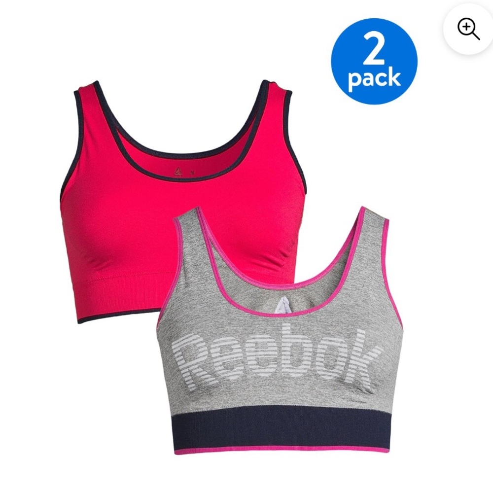 Reebok 2 seamless bralettes